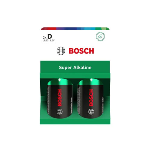 BATERIA BOSCH 2SZT D SUPER ALKALINE LR20SA2B/00 8594162800209