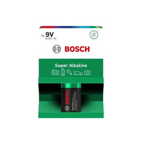 BATERIA BOSCH 1SZT 9V SUPER ALKALINE 6LR61SA1B/00 8594162800216