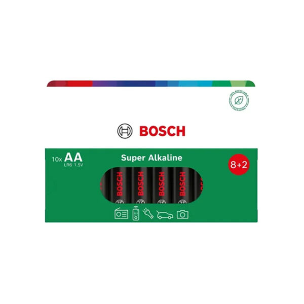 BATERIA BOSCH  10SZT AA SUPER ALKALINE LR6SA10B/00 8594162800223