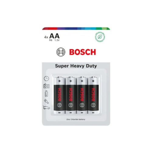 BATERIA BOSCH  4SZT AA SUPER HEAVY DUTY R6SHD4B/00 8594162800315