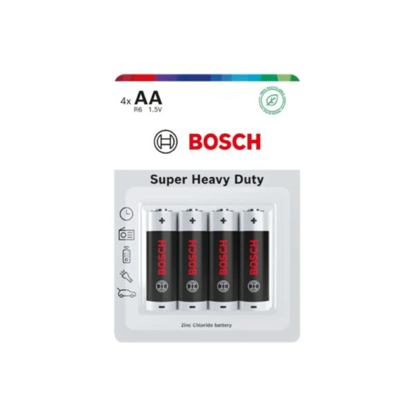 BATERIA BOSCH  4SZT AA SUPER HEAVY DUTY R6SHD4B/00 8594162800315