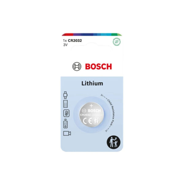BATERIA BOSCH  1SZT CR2032 LITHIUM CR2032B1/00 8594162800438