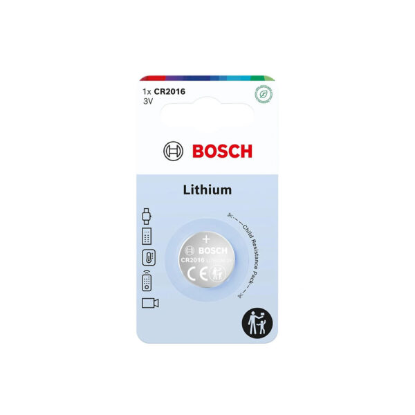 BATERIA BOSCH  1SZT CR2016 LITHIUM CR2016B1/00 8594162800421
