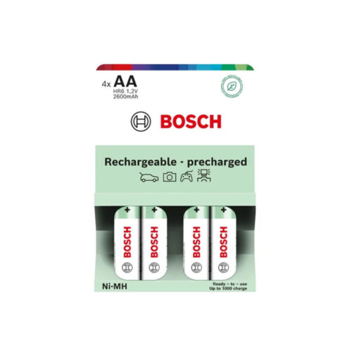 AKUMULATOR WSTĘPNIE NAŁADOWANY BOSCH  4SZT AA HR6B4P2600/00 2600mAh 8594162800537