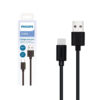 PHILIPS KABEL USB DO TYP-C CZARNY 1,2M  4FT DLC3104A/00 4895229112452
