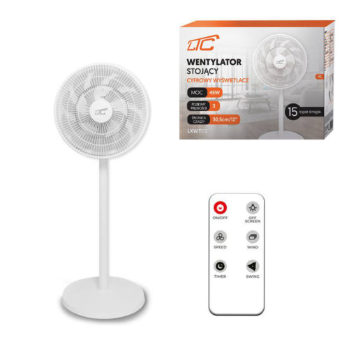 WENTYLATOR STOJĄCY 45W 12" LXWT112 5902270793239