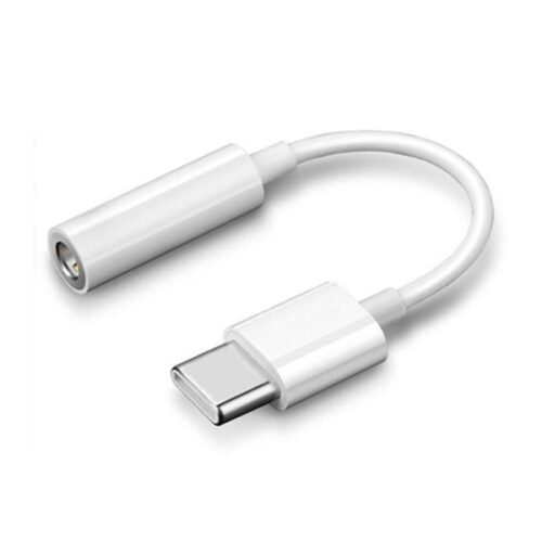 ECONOMY ADAPTER HF USB TYP-C NA JACK 3,5 ADAPTER SŁUCHAWEK TYP C PRZEJŚCIÓWKA BIAŁY NEW CHIP (S24) DIGITAL AUDIO 5904238703496