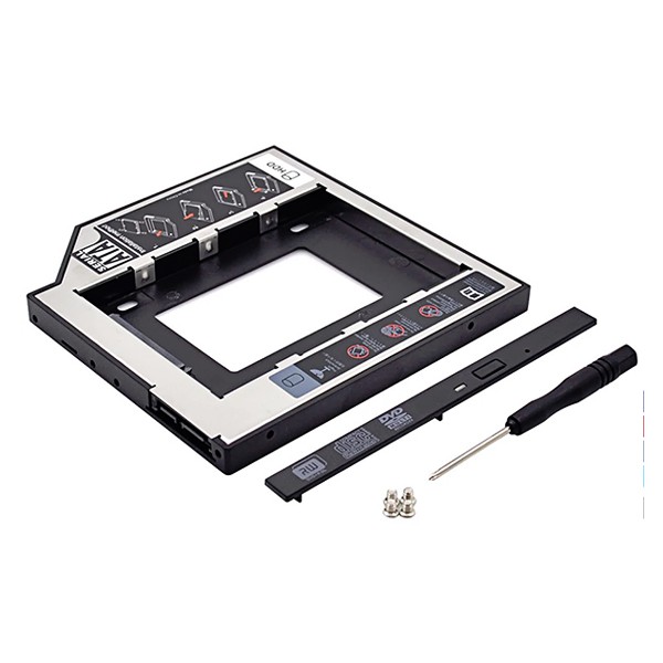 ECOBOX OBUDOWA DYSKU HDD SSD 2,5 CALA ADAPTER DVD TO HDD - SATA 12,7mm 5902012965382