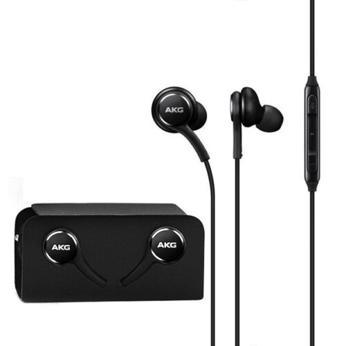 SŁUCHAWKI DOUSZNE PRZEWODOWE SAMSUNG EO-IG955 AKG ZESTAW  SŁUCHAWKOWY TYP-C BOX CZARNE 5901854661865