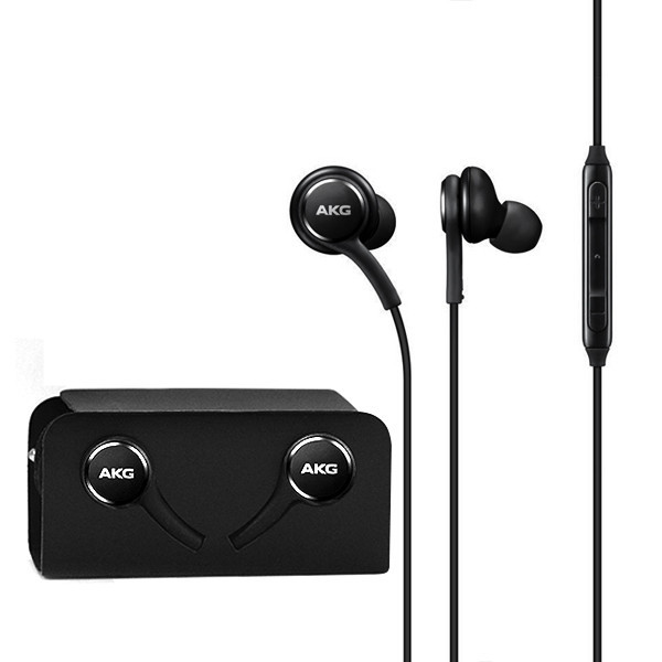 SŁUCHAWKI DOUSZNE PRZEWODOWE SAMSUNG EO-IG955 AKG ZESTAW  SŁUCHAWKOWY TYP-C BOX CZARNE 5901854661865