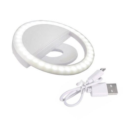 LAMPA LED DO SELFIE BIAŁA RING 6934912632681