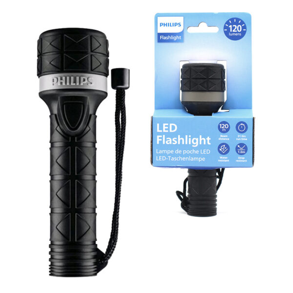 LATARKA PHILIPS RUBBER LED 2 X AA Phil-SFL5200/10 8712581701642
