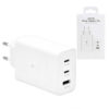 ECOBOX ŁADOWARKA SIECIOWA PD 2xUSB-C 1xUSB EP-T6530 65W BIAŁA (45)