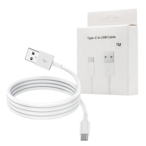 ECOBOX KABEL USB TYP-C 2.4A 1M BIAŁY