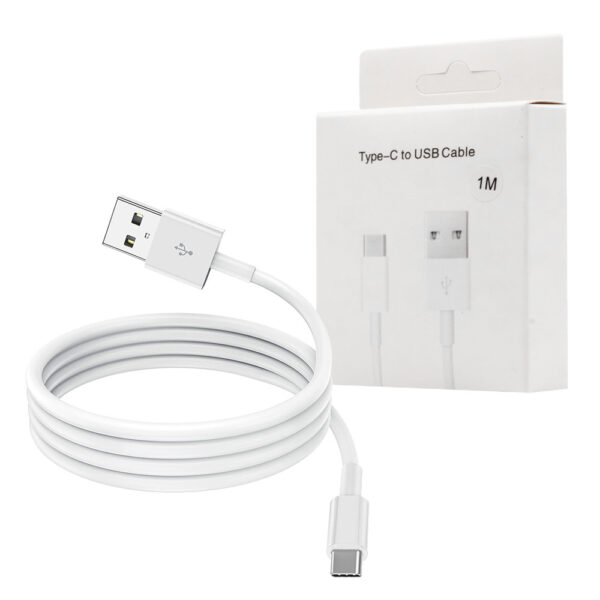 ECOBOX KABEL USB TYP-C 2.4A 1M BIAŁY