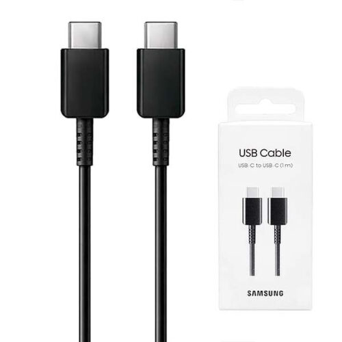 SAMSUNG KABEL USB PD TYP-C DO TYP-C 3A CZARNY USB-C 1M EP-DA705 8801643993542