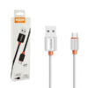 KABEL USB TYP-C 2A SOMOSTEL BIAŁY 2000mAh QUICK CHARGER 1M POWERLINE SMS-BP03 5902012967690
