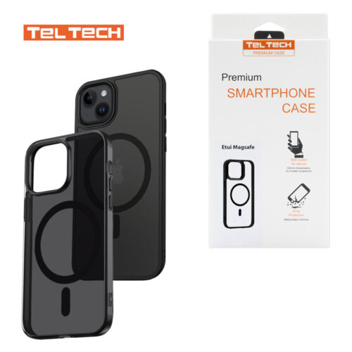 TELTECH MAGSAFE CASE DO IPHONE 13/14 ETUI NAKŁADKA FUTERAŁ CZARNY 5904238716069