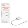 ADAPTER HF IPHONE SOMOSTEL BIAŁY SMS-BZ03 AUDIO JACK + ZASILANIE VER BT 5902012968338