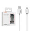KABEL USB IPHONE 3A SOMOSTEL BIAŁY 3100mAh QUICK CHARGER 1.2M SMS-BP02 5902012968376