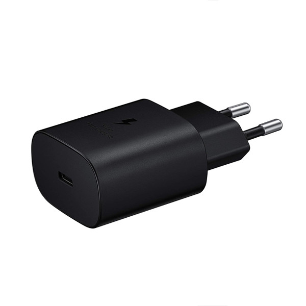 SAMSUNG ŁADOWARKA SIECIOWA TYP-C PD CZARNA  EP-TA800 3A 25W 5904238711743