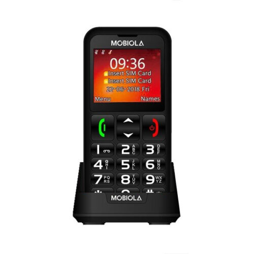 TELEFON GSM MOBIOLA  MB700 2G TELEFON DLA SENIORA CZARNY 8594203270152