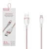 SOMOSTEL KABEL USB MICRO 2.1A RÓŻOWY 2100mAh QUICK CHARGER 1.2M POWERLINE SMS-BP04 MACARON 5902012968987