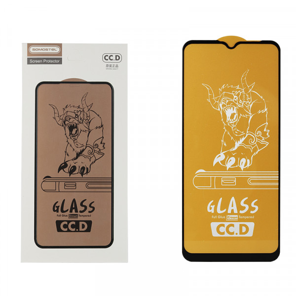 SZKŁO SOMOSTEL IPHONE 12 / 12 PRO PROFILOWANE HARTOWANE FULL COVER 10DG CZARNA RAMKA 6,1 CALA 5902012969151