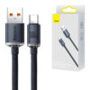 KABEL USB DO USB-C BASEUS CRYSTAL SHINE, 100W, 1.2M (CZARNY) 6932172602802