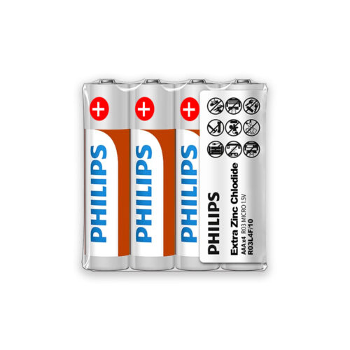 BATERIA PHILIPS AAA LR03 LONGLIFE 4SZT BATERIE POWER ALKALINE Phil-R03L4F/10 8712581549619