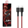 KABEL USB TYP-C DO IPHONE 3.6A SOMOSTEL CZERWONY 18W 1M POWER DELIVERY SMS-BW05 PD 5902012969625