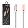SOMOSTEL KABEL USB MICRO 2.4A RÓŻOWY QC 3.0 1M POWERLINE SMS-BJ01 USB-C METAL 5902012969885