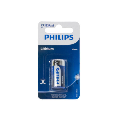 BATERIA PHILIPS  LITOWA 3V CR123A Phil-CR123A/01B 4895229106116