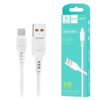 KABEL USB MICRO DENMEN BIAŁY 2.4A 1M D01V 6973224870039