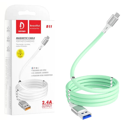 KABEL USB TYP-C DENMEN MIĘTOWY D11T MAGNETYCZNY 6973224871890
