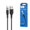 DENMEN KABEL USB TYP-C 2.4A CZARNY D18 MAGNETYCZNY 6973224871517