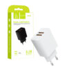 Denmen Ładowarka sieciowa DC02 2XUSB  2.1A 10W Biały  DC02W 6973224870275