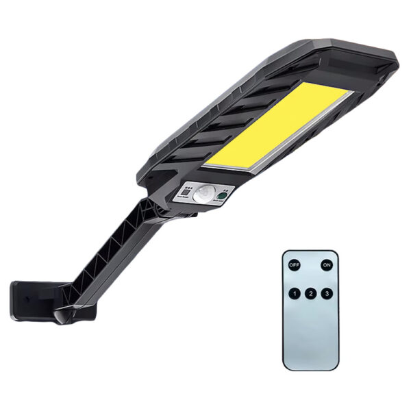 LAMPA SOLARNA ULICZNA LATARNIA 180LED COB + UCHWYT