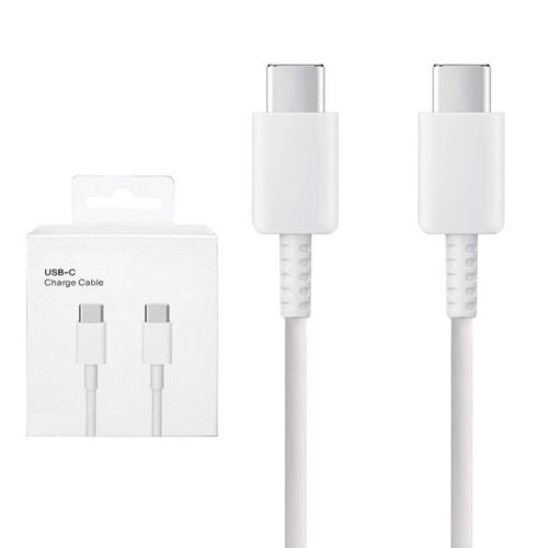 ECOBOX KABEL USB TYP-C DO TYP-C 3A 1M BIAŁY PD USB-C 5904238716595