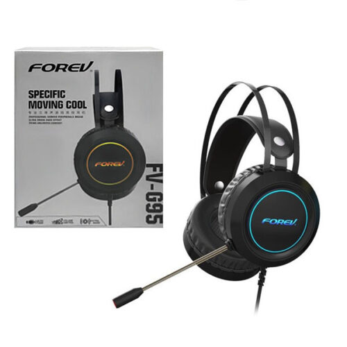 FOREV SŁUCHAWKI Z MIKROFONEM GAMING FV-G95 + LED USB 5904238702499