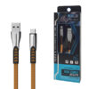 ECOBOX KABEL USB TYP-C 2.4A  ZŁOTY QUICK CHARGER QC 3.0 1M BW02 5904238702345