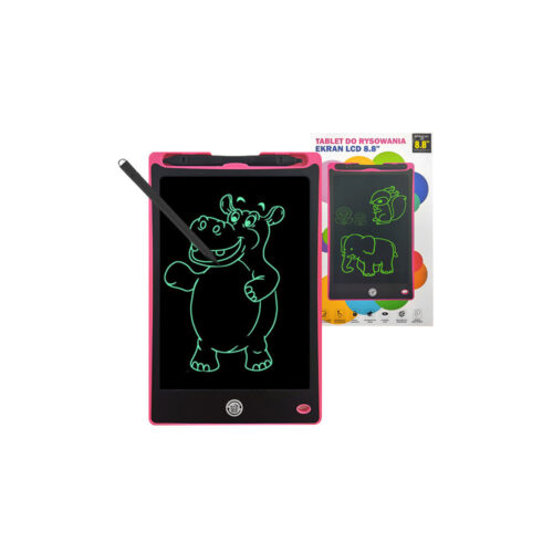 TRUSTY TABLET DO RYSOWANIA 8,8 CALA + RYSIK GRAFICZNY RÓŻOWY - BEZ BATERII 5904238721179