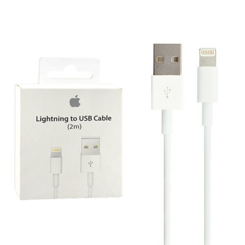 APPE KABEL USB - LIGHTNING 2M IPHONE  BOX 8-PIN 2M BOX MD819ZM 8859096274480
