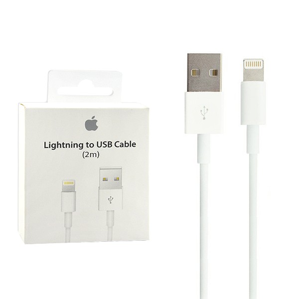 APPE KABEL USB - LIGHTNING 2M IPHONE  BOX 8-PIN 2M BOX MD819ZM 8859096274480