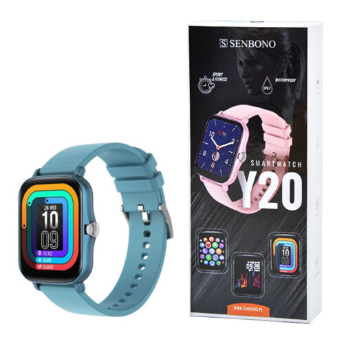 ZEGAREK SPORTOWY SMARTWATCH SENBONO LADY Y20 NIEBIESKI 5904238703090