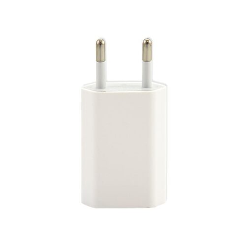 ŁADOWARKA SIECIOWA  USB 1A BIAŁA IPHONE 5W 1000mA APPE 5904238708132