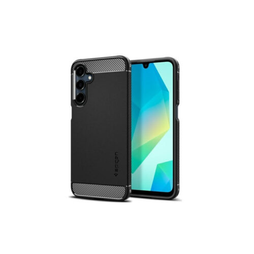 SPIGEN RUGGED ARMOR DO SAMSUNG A16 4G/5G MATTE BLACK ETUI POKROWIEC BACK CASE CZARNY 8809971237215