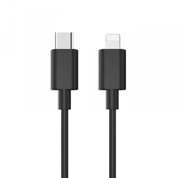 ECONOMY KABEL USB PD TYP-C DO IPHONE 20W CZARNY 1M PD 5904238706206