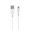 DENMEN KABEL USB TYP-C  BIAŁY 2.4A 1M DC05 5904238715345