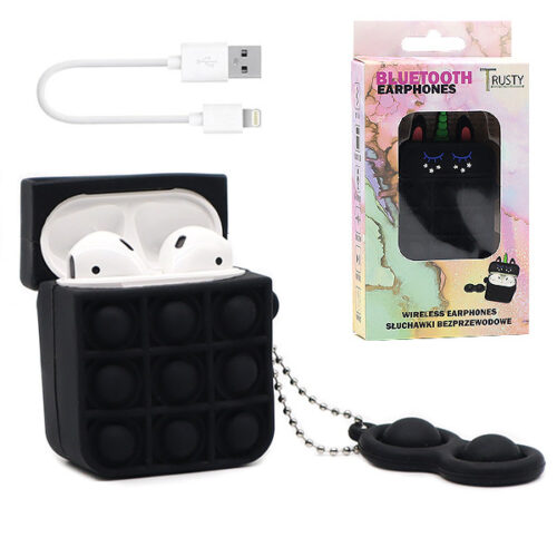 TRUSTY SŁUCHAWKI BLUETOOTH TWS UNICORN CZARNY TR-A02